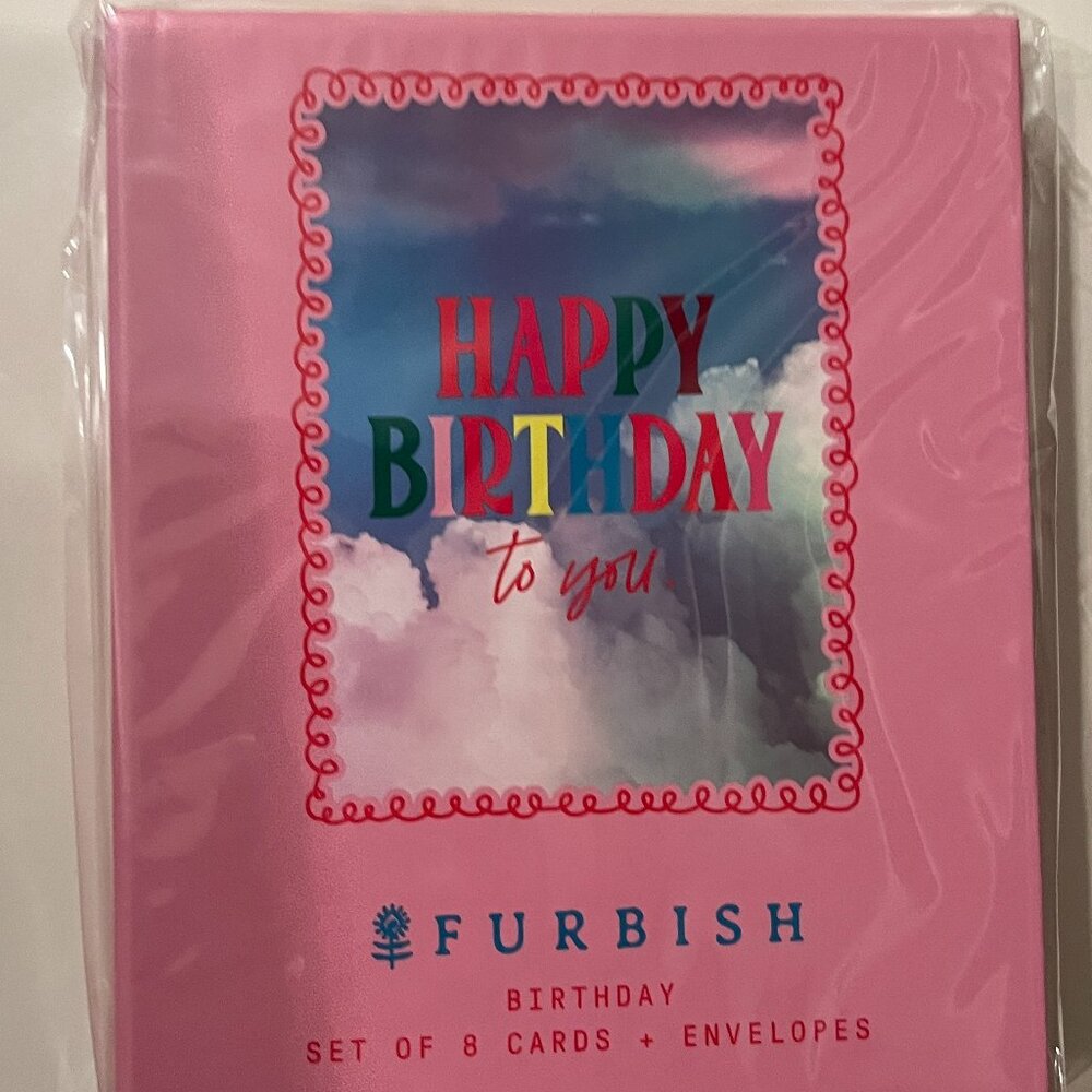 Birthday Cards - TWO Boxes of Furbish‎ Birthday Cards (NEW)